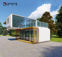 Maison capsule Apple Cabin, maison préfabriquée de luxe, maison préfabriquée, cabane mobile, capsule spatiale, mini-cabane