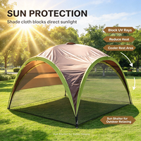 Tente de réception extérieure grande taille en gros pour usine, abri solaire portable, gazebo, tente de camping imperméable pour fêtes, support OEM personnalisé