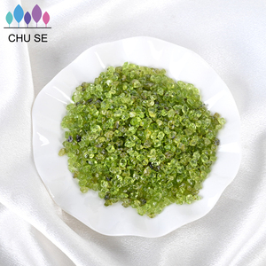 Venta al por Mayor de Virutas de Cristal de Alta Calidad de 3-5 mm, Virutas de Olivino Verde Natural - Product Image 4