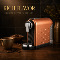 Machine à café à capsules 19 bars, pompe italienne, groupe de brassage breveté, compatible Nespresso, 1260W