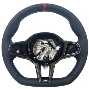 Nuevo Volante Deportivo de Fibra de Carbono y Cuero para Modelos X3 M2 M5 Series X3X4X5X6X7, Diseño Deportivo Modificado, Compatible con 12345678 - Product Image 1