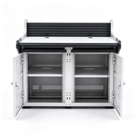 Console de Commande Double Siège Luxe 1200*900*750mm pour Centre de Contrôle, Console d'Opération Courbe Personnalisée pour Salle de Surveillance et Centre de Données