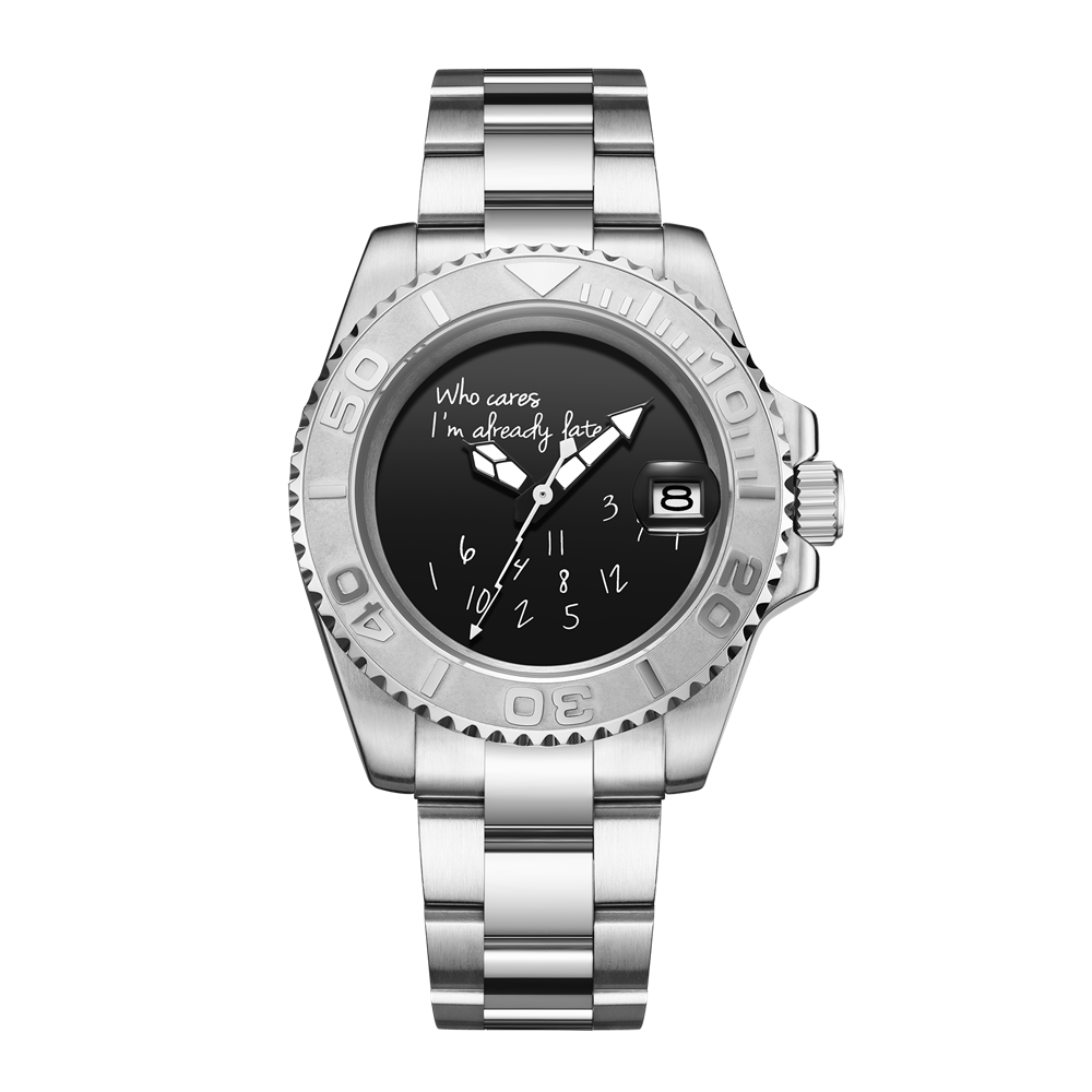 Acier blanc noir