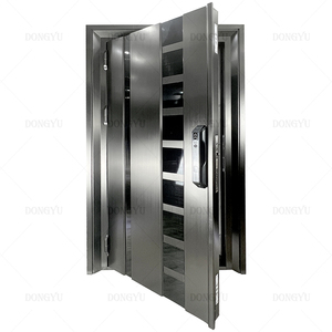 <span class=keywords><strong>Porte</strong></span> battante <span class=keywords><strong>d</strong></span>'<span class=keywords><strong>entrée</strong></span> en acier inoxydable pour la prévention des incendies avec surface finie à vendre - Product Image 4