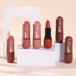 European American Fashion 6-Color Matte <b>Lipstick</b> Matte <b>Lipstick</b> Non-Stick Long Lasting <b>Lipsticks</b> for Women Girl - Product Image 3