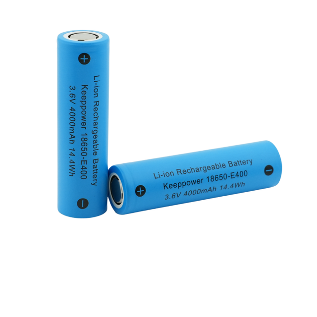 Keeppower 18650 4000mAh 3.6V Li-ion Rechargeable Battery - High Capacity and High Performance for Flashlights/Power Tools