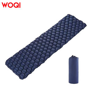 Colchón Inflable Woqi para 1 Persona, Rectangular, Azul Oscuro, TPU y Nailon, Ligero, para Camping y Senderismo al Aire Libre - Product Image 2