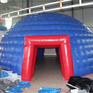 Carpa inflable azul tipo domo para publicidad exterior o eventos festivos - Product Image 1