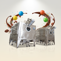 Machine à chocolat LST Mini 60-120kg/h, machine à chocolat à une seule dose, équipement de fabrication personnalisé pour chocolat et biscuits, à vendre
