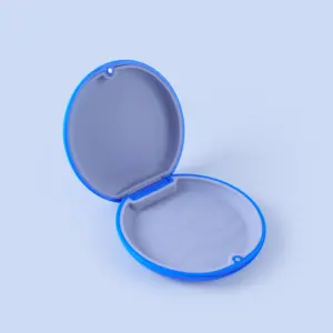 Decare Custom Logo Plastic Silicone Liner Dental Orthodontic Braces Invisible Storage Aligner Retainer Case Box