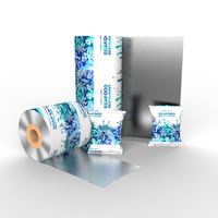 Film en rouleau souple en PE laminé anti-humidité pour emballage alimentaire en aluminium, sachets de snacks, bonbons, chips de pommes de terre, avec impression personnalisée
