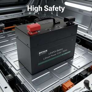 Ветро- и влагостойкий литий-железо-фосфатный аккумулятор 12,8 В 100 Ач для автодомов, с BMS, настраиваемое напряжение/емкость - Product Image 1