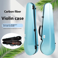 Vente en gros IRIN VB-45 Étui rigide pour violon en fibre de carbone, sac d'instrument de musique léger à double bandoulière