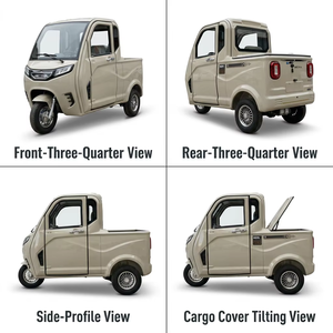 Véhicule utilitaire électrique à trois roues fermé Yisu compact fabriqué en Chine, 60V, faible vitesse, <span class=keywords><strong>pour</strong></span> trajets domicile-travail, 1500W, capacité de charge 200kg - Product Image 3