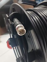 Câble BNC mâle droit 100m 12G-SDI 3G-SDI 4K 8K pour caméra CCTV HD-SDI