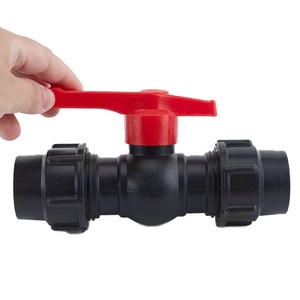 Raccord rapide pour tuyau d'irrigation agricole MDPE, vanne à bille rapide pour jardinage - Product Image 4