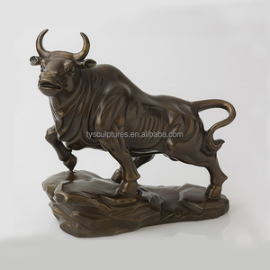 Statua di Toro in Bronzo, Scultura da Scrivania in Ottone, Vendita Calda - Product Image 6