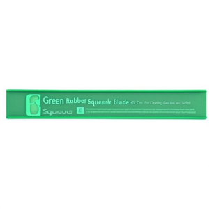 Lama in gomma verde da 45 cm per la pulizia di vetri e superfici, certificata biologica. - Product Image 2