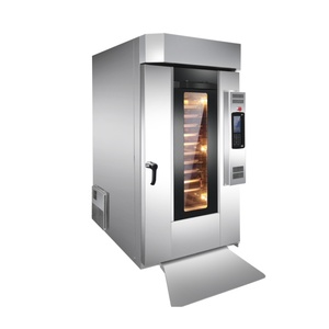 Four à convection rotatif à air chaud pour usage domestique, restaurant, hôtel, ferme – Machine <span class=keywords><strong>de</strong></span> boulangerie électrique pour la cuisson du pain – État d'<span class=keywords><strong>occasion</strong></span>, avec eau - Product Image 2