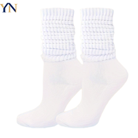 Chaussettes mi-mollet pour femmes en noir, blanc et gris, couleurs unies, chaussettes simples et polyvalentes pour le printemps et l'automne