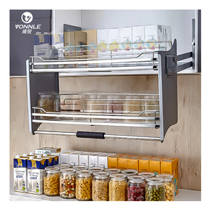 Popolare armadio in acciaio inossidabile elevatore a <span class=keywords><strong>scaffale</strong></span>, cestello Pull-down per ascensore da <span class=keywords><strong>cucina</strong></span> - Product Image 5