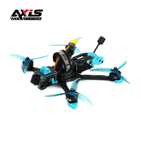 Axisflying MANTA5 5 pouces Racing DJI O3 Air Unit FPV BNF avec GPS Deadcat-DC Freestyle -6S Vert PVC+Plaque Carbone