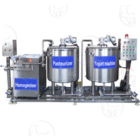 Mélangeur en acier inoxydable 2, jus de lait, lait, bière, pasteuriseur, homogénéiseur, uht, petite machine pasteurisée, prix de vente