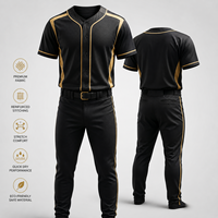 Jersey Baseball & Softball Bordir Custom Bahan Polyester Pakaian Olahraga dengan Logo Cetak Model Seragam untuk Penggunaan Olahraga Cina