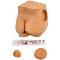 Simulador de Inyección Intramuscular de Glúteos y Cadera, Modelo de Inyección para Entrenamiento de Estudiantes de Enfermería