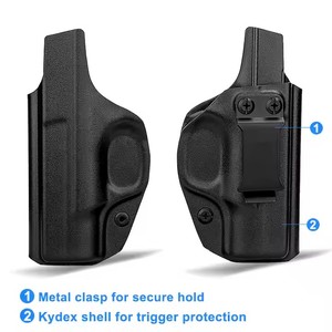 ซองปืน <span class=keywords><strong>Kydex</strong></span> แบบปลดเร็ว ดีไซน์ใหม่ ขายส่ง อุปกรณ์เสริมซองปืนพก โพลีเมอร์สีดำ - Product Image 3