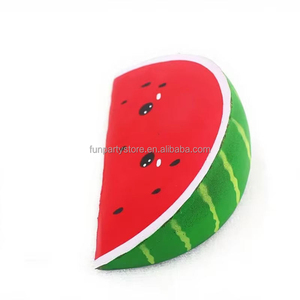 Juguetes Antiestrés de Espuma de PU de Alta Calidad con Forma de Frutas Kawaii, Sandía de Subida Lenta, Suaves y Apretables, Regalos Promocionales para Niños y Adultos - Product Image 6