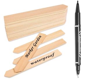 Étiquettes <span class=keywords><strong>de</strong></span> plantes en bambou étiquette <span class=keywords><strong>de</strong></span> signe <span class=keywords><strong>de</strong></span> plante en bois écologique marqueur <span class=keywords><strong>de</strong></span> jardin en bois étiquettes <span class=keywords><strong>de</strong></span> jardin décoratives pour graines en pot herbes fleurs - Product Image 1