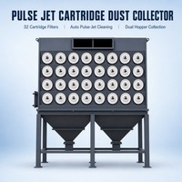 Collecteur de poussière à cartouche à haute efficacité à nettoyage automatique par jet pulsé, certifié CE, fabriqué directement par le fabricant OEM