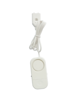 Wofea WT008 Alarme de fuite d'eau, détecteur d'eau, volume réglable sur 3 niveaux, max 120 dB avec câble de détection de 1 m, 3 piles LR44