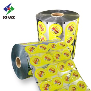 DQ PACK OEM Design Easy Peel Off Pudding Cup couvercle feuille rouleau <span class=keywords><strong>Film</strong></span> Fruit gelée bulle <span class=keywords><strong>Mike</strong></span> thé tasse joint rouleau <span class=keywords><strong>Film</strong></span> - Product Image 3