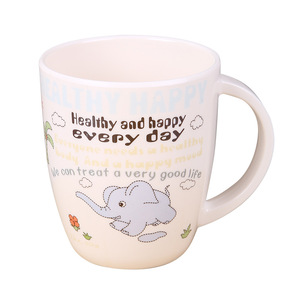 Melamine Imitation Porcelain Mug New Chinese Style Round Portable Gift Water Cup Customizable Logo Printing - Product Image 2