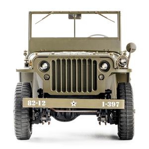 ROCHobby FMS 1941 Willys MB Scaler 1/12 Jeeps RTR 2.4G Radio <span class=keywords><strong>4X4</strong></span> Système d'éclairage LED Véhicule télécommandé RC Crawler - Product Image 3