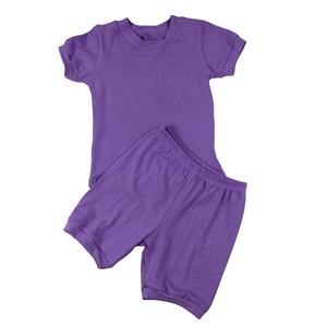 Conjuntos de Ropa de Verano para Niños y Niñas de Algodón Suave en Colores Puros, Camisetas con Pantalones Cortos - Product Image 2