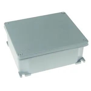 Caja impermeable para exteriores, carcasa de aleación de aluminio fundido, ángulo colgante de aluminio con caja de rama de oreja