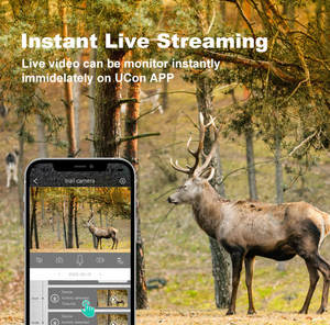 Kamera berburu inframerah satwa liar tahan air, kamera pelacak gerakan GPS malam tersembunyi HD 4G 4MP 1080P untuk 4g - Product Image 2