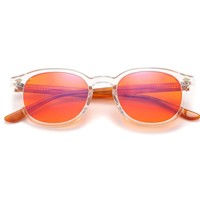 2025 nouveau acétate bleu lumière rouge lunettes Anti lumière ordinateur jeu Orange lunettes bloquant les lunettes