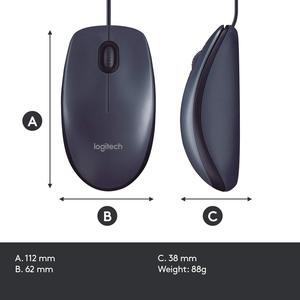 Souris optique filaire USB <span class=keywords><strong>M100r</strong></span> 1000 dpi en stock - Product Image 6
