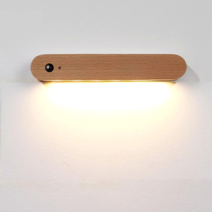 Led cảm biến chuyển động từ tính ánh sáng ban đêm mini không dây Tường Đèn treo tường USB sạc pin hoạt động đèn cho phòng tắm - Product Image 1