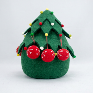 Wholesale Felt <b>Snowflake</b> Ball Ornament Handmade Christmas Tree Hanging <b>Decor</b> Winter Holiday Pendant Gift Set - Product Image 4