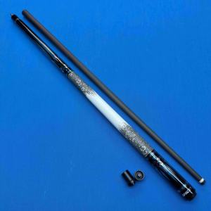 Taco de Billar Xikuno de Alta Calidad, Eje de Fibra de Carbono, Envoltura de Cuero <span class=keywords><strong>Real</strong></span>, Taco Dividido 1/2, Punta de 12.5mm - Product Image 1