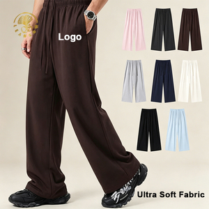 Pantaloni Jogger Unisex Estivi Personalizzati con Logo, Comodi e Casual, Gamba Dritta, Larghi e Oversize per <span class=keywords><strong>Uomo</strong></span> - Product Image 1