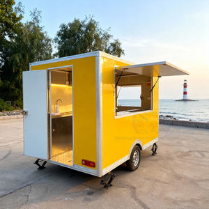 Remolque Comercial Vintage para Comida, Carrito <span class=keywords><strong>de</strong></span> Hot Dogs, Pizza, Café, Dulces, Camión <span class=keywords><strong>de</strong></span> Comida Callejera con Cocina Completa - Product Image 4