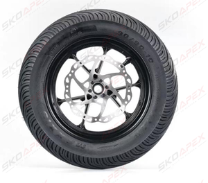 Ensemble de roues Supermoto Precision Fit 10 <span class=keywords><strong>pouces</strong></span>, moyeu CNC Sur-Ron Hyper Bee, pneus KENDA <span class=keywords><strong>semi</strong></span>-<span class=keywords><strong>slick</strong></span>, pièces Surron, LBX Surron - Product Image 3