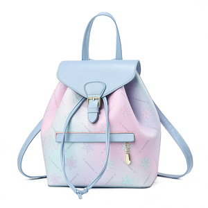 Sac à dos classique en cuir PU imprimé, imperméable, pour femme, idéal pour le bureau, les loisirs et les voyages – Vente en gros usine - Product Image 6