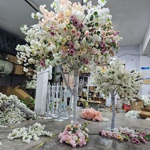 <span class=keywords><strong>Planta</strong></span> Artificial de Flores de Cerezo de Plástico Grande SPR, Bola de Árbol de Olivo, Árbol de Sakura para Decoración de Bodas, Graduaciones, Halloween y Jardín - Product Image 3